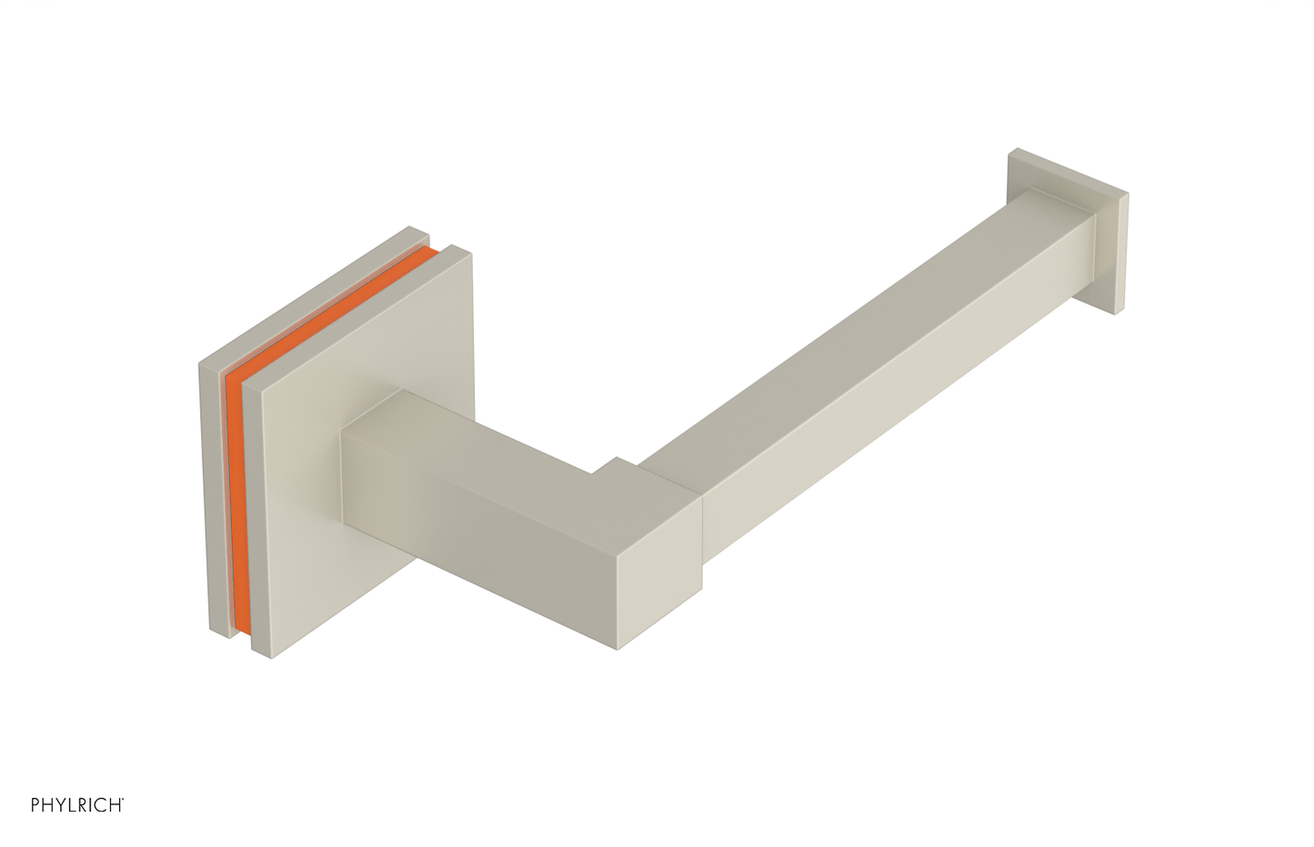 Phylrich JOLIE Paper Holder with "Orange" Accents 222S-74