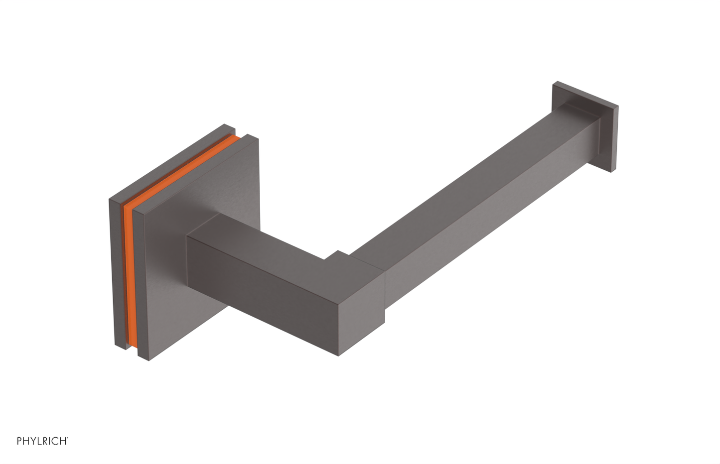 Phylrich JOLIE Paper Holder with "Orange" Accents 222S-74