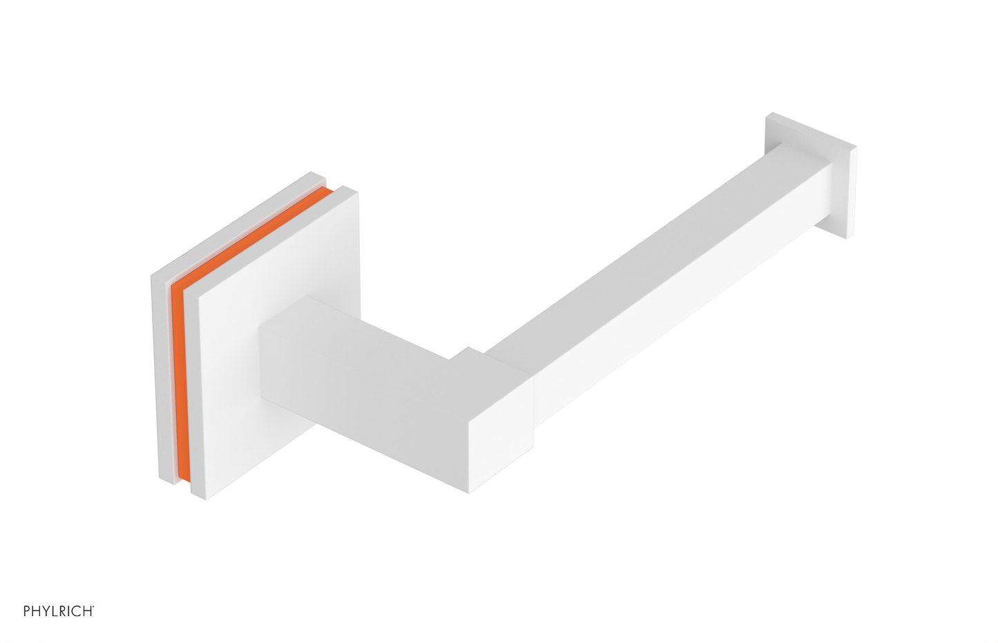 Phylrich JOLIE Paper Holder with "Orange" Accents 222S-74