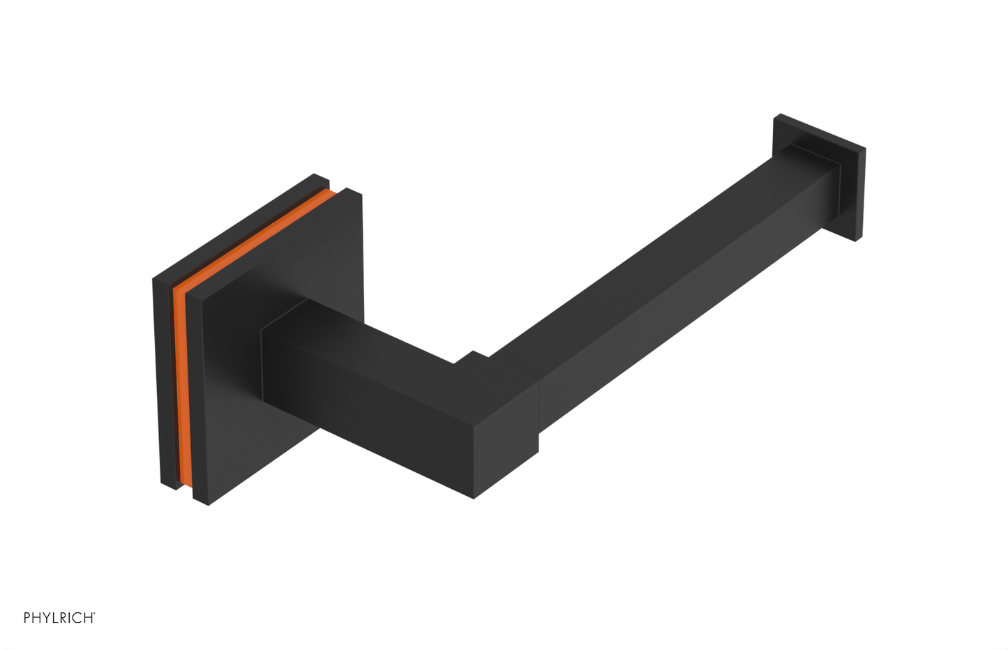 Phylrich JOLIE Paper Holder with "Orange" Accents 222S-74