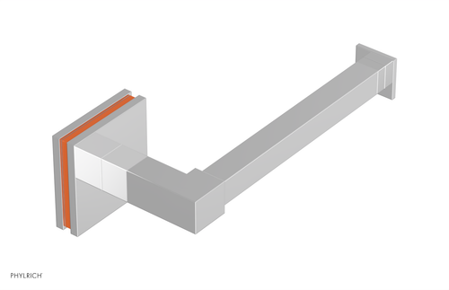 Phylrich JOLIE - Hand Towel Bar with 'Orange" Accents 222S-75