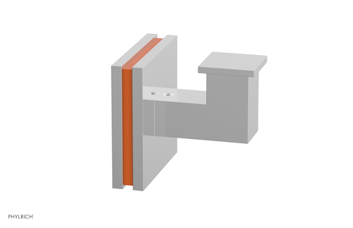Phylrich JOLIE - Robe Hook with "Orange" Accents 222S-76