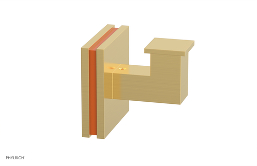 Phylrich JOLIE - Robe Hook with "Orange" Accents 222S-76
