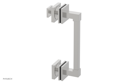JOLIE - 8" Single Sided Shower Pull with "Black" Accents 222S-92-08