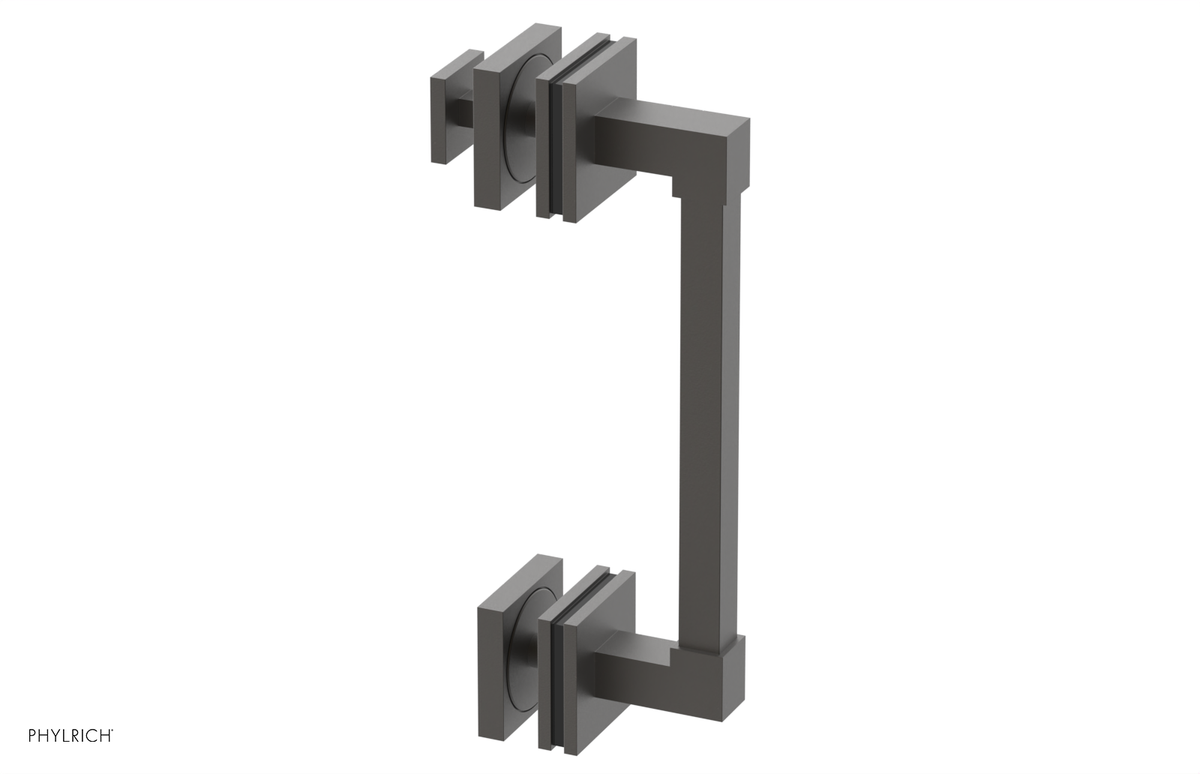 JOLIE - 8" Single Sided Shower Pull with "Black" Accents 222S-92-08