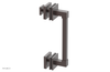 JOLIE - 8" Single Sided Shower Pull with "Black" Accents 222S-92-08