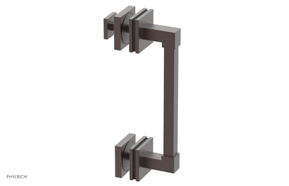 JOLIE - 8" Single Sided Shower Pull with "Black" Accents 222S-92-08