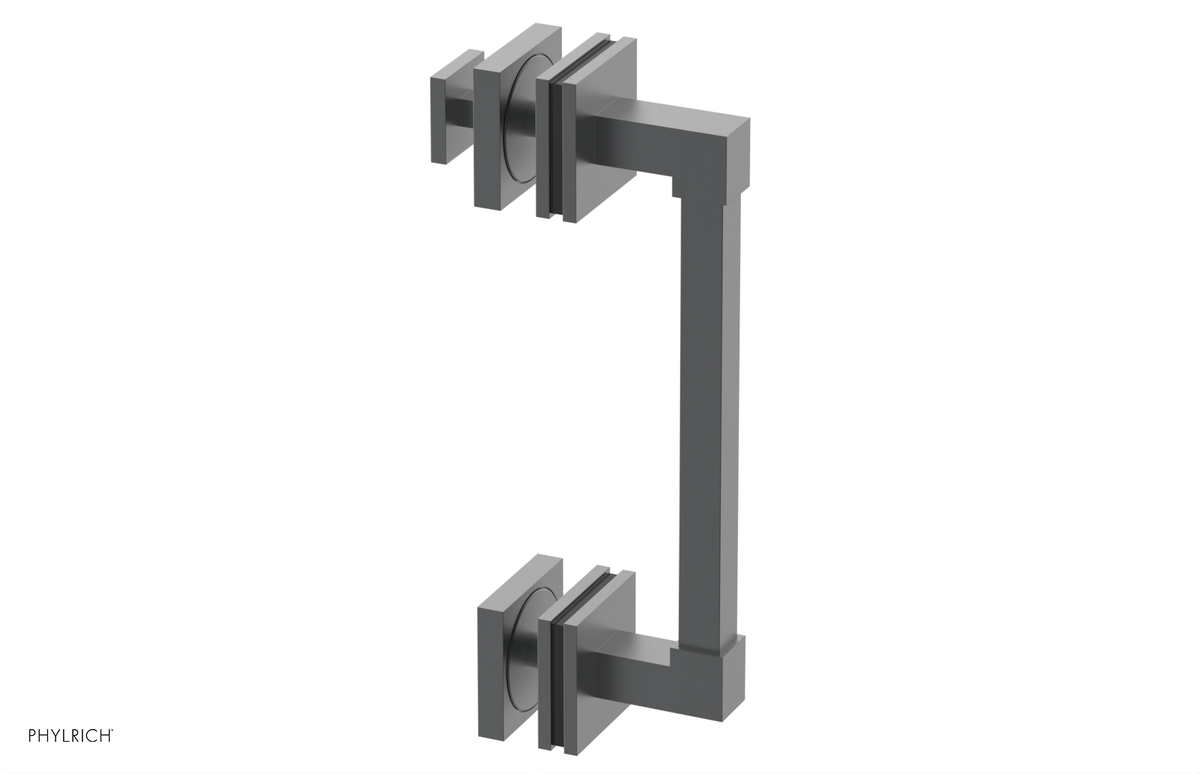 JOLIE - 8" Single Sided Shower Pull with "Black" Accents 222S-92-08