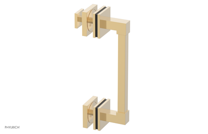 JOLIE - 8" Single Sided Shower Pull with "Black" Accents 222S-92-08