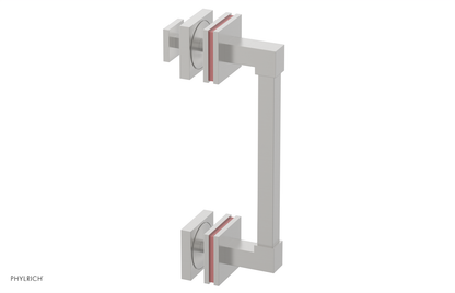 JOLIE - 8" Single Sided Shower Pull with "Pink" Accents 222S-92-08