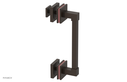 JOLIE - 8" Single Sided Shower Pull with "Pink" Accents 222S-92-08