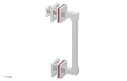 JOLIE - 8" Single Sided Shower Pull with "Pink" Accents 222S-92-08