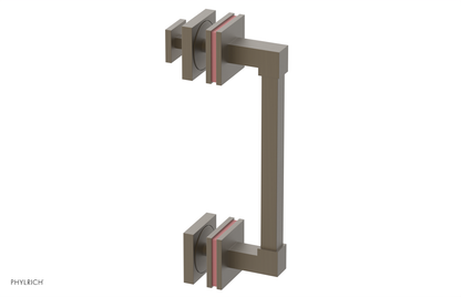 JOLIE - 8" Single Sided Shower Pull with "Pink" Accents 222S-92-08