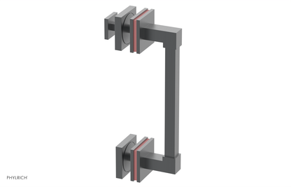 JOLIE - 8" Single Sided Shower Pull with "Pink" Accents 222S-92-08