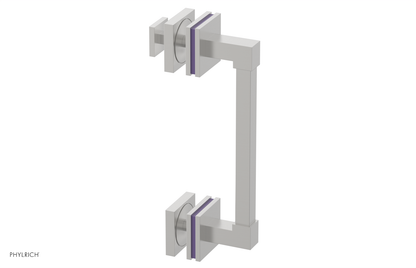 JOLIE - 8" Single Sided Shower Pull with "Purple" Accents 222S-92-08