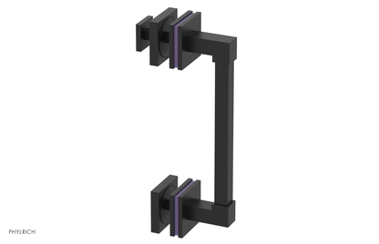 JOLIE - 8" Single Sided Shower Pull with "Purple" Accents 222S-92-08
