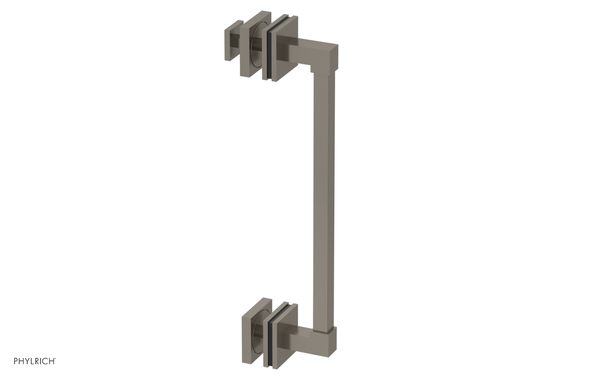 JOLIE - 12" Single Sided Shower Pull with "Black" Accents 222S-92-12