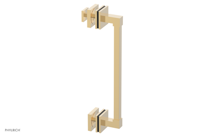 JOLIE - 12" Single Sided Shower Pull with "Black" Accents 222S-92-12