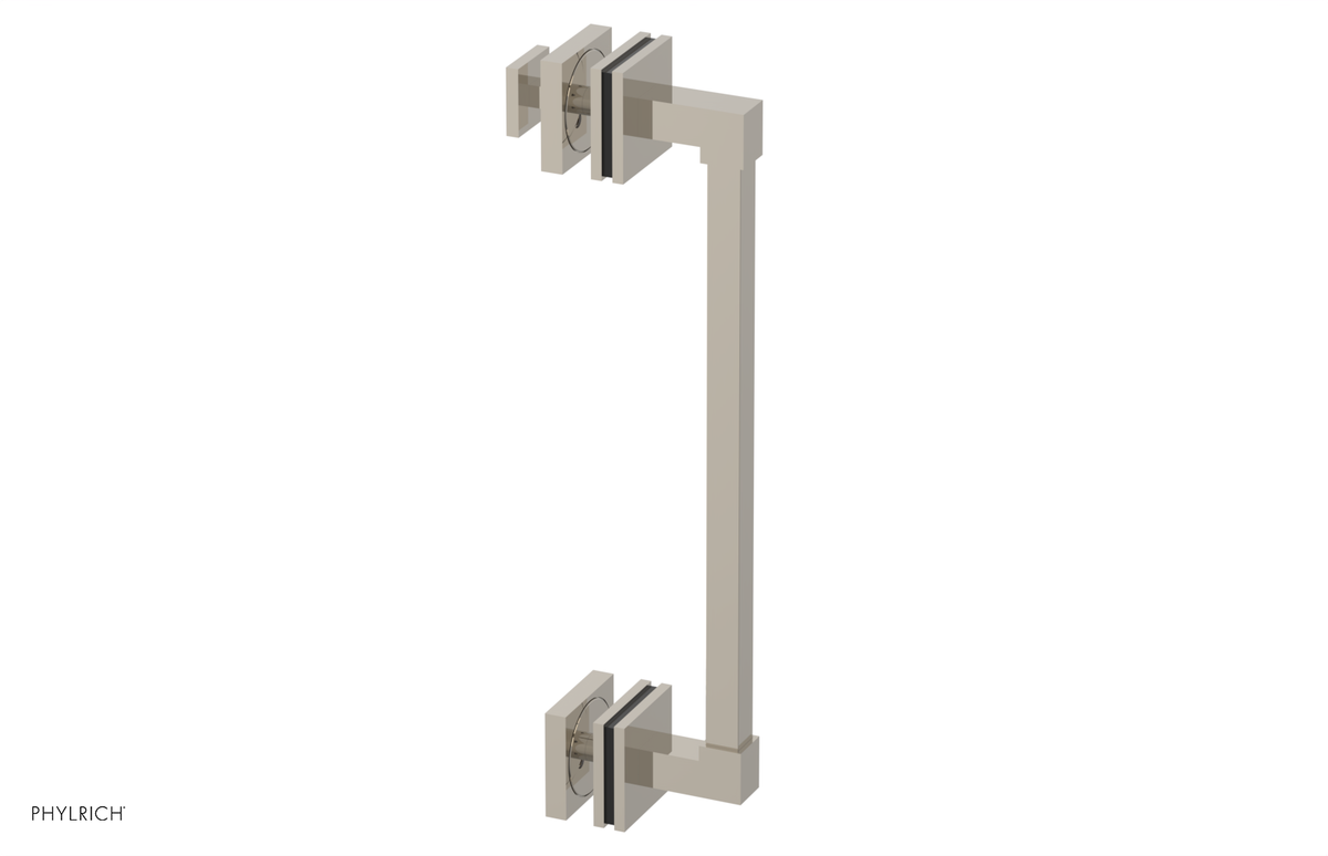 JOLIE - 12" Single Sided Shower Pull with "Black" Accents 222S-92-12