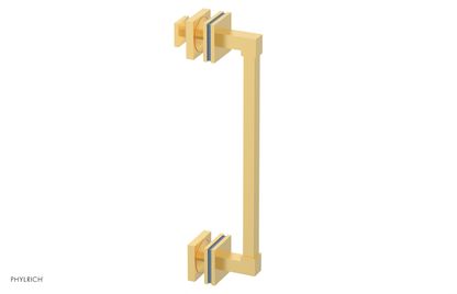 JOLIE - 12" Single Sided Shower Pull with "Light Blue" Accents 222S-92-12