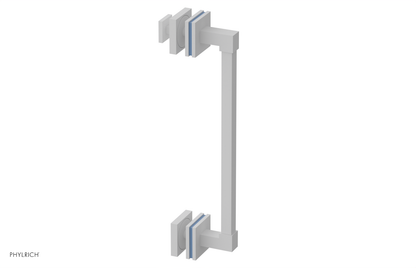 JOLIE - 12" Single Sided Shower Pull with "Light Blue" Accents 222S-92-12