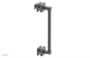 JOLIE - 12" Single Sided Shower Pull with "Light Blue" Accents 222S-92-12