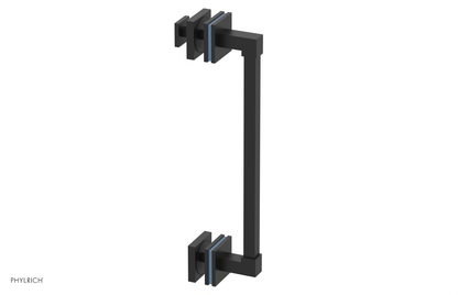 JOLIE - 12" Single Sided Shower Pull with "Light Blue" Accents 222S-92-12