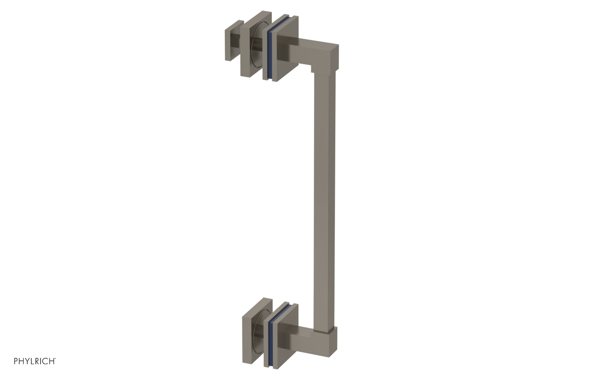 JOLIE - 12" Single Sided Shower Pull with "Navy Blue" Accents 222S-92-12