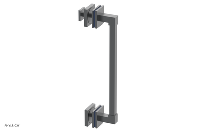 JOLIE - 12" Single Sided Shower Pull with "Navy Blue" Accents 222S-92-12
