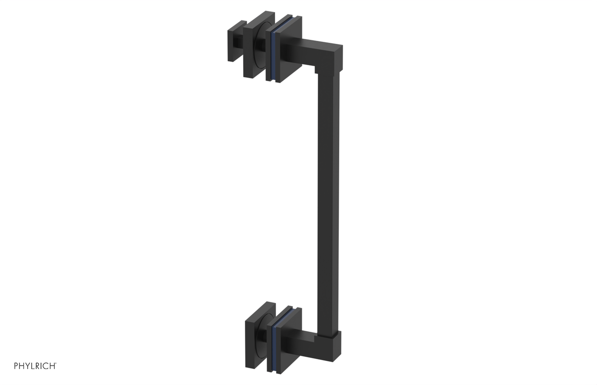 JOLIE - 12" Single Sided Shower Pull with "Navy Blue" Accents 222S-92-12