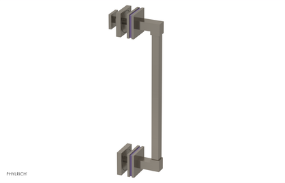 JOLIE - 12" Single Sided Shower Pull with "Purple" Accents 222S-92-12
