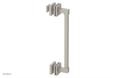 JOLIE - 12" Single Sided Shower Pull with "Purple" Accents 222S-92-12