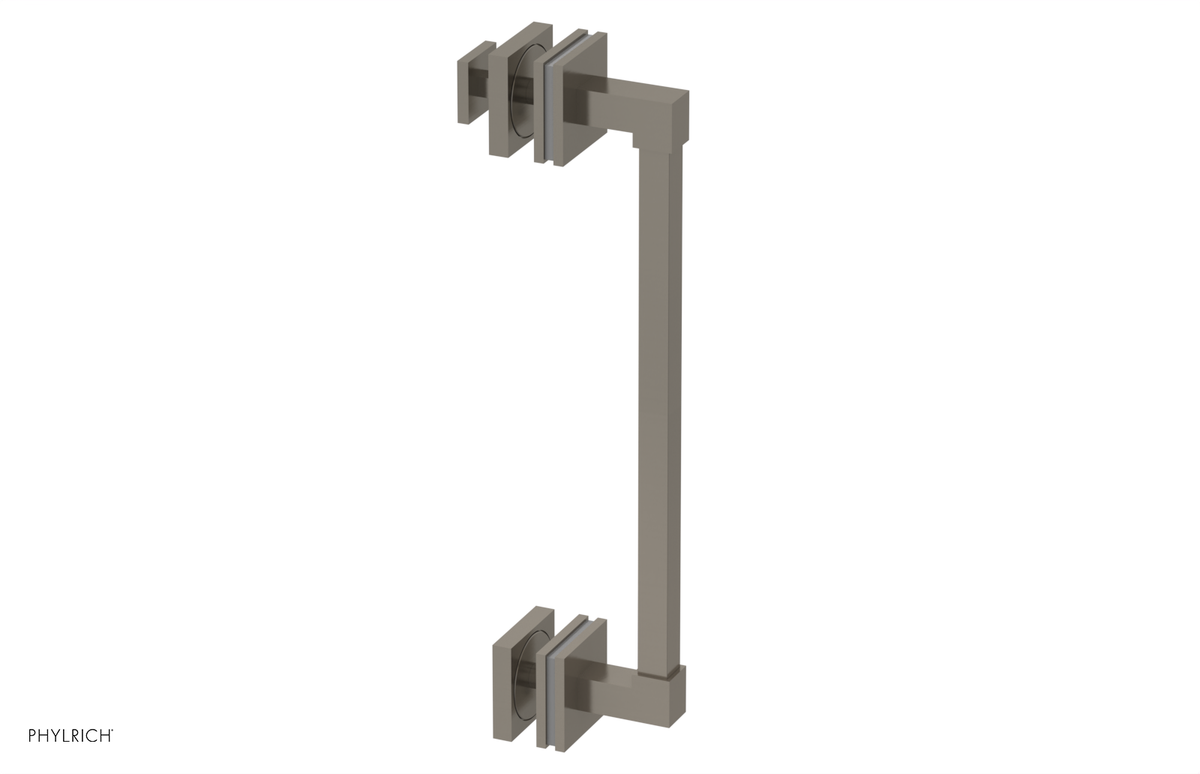 JOLIE - 12" Single Sided Shower Pull with "Grey" Accents 222S-92-12