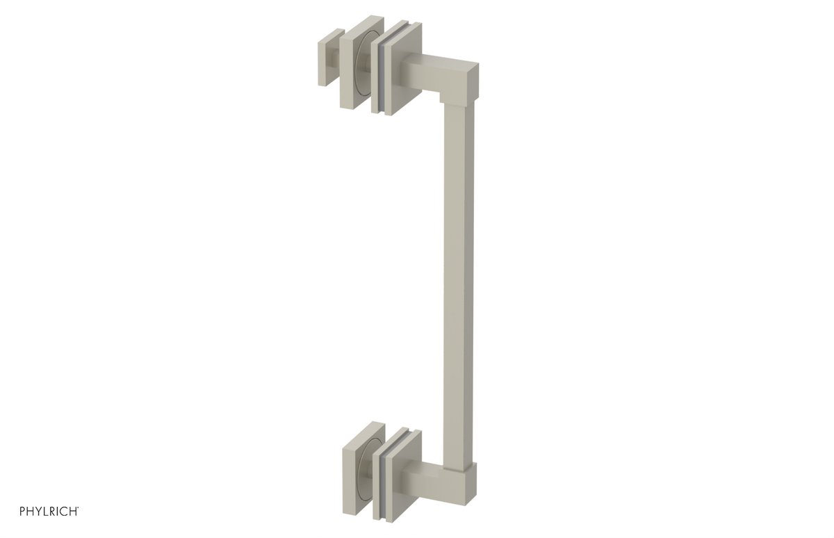 JOLIE - 12" Single Sided Shower Pull with "Grey" Accents 222S-92-12