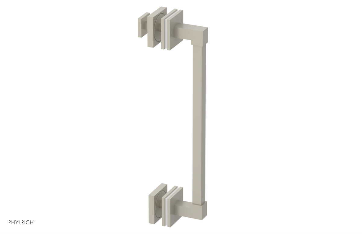 JOLIE - 12" Single Sided Shower Pull with "White" Accents 222S-92-12