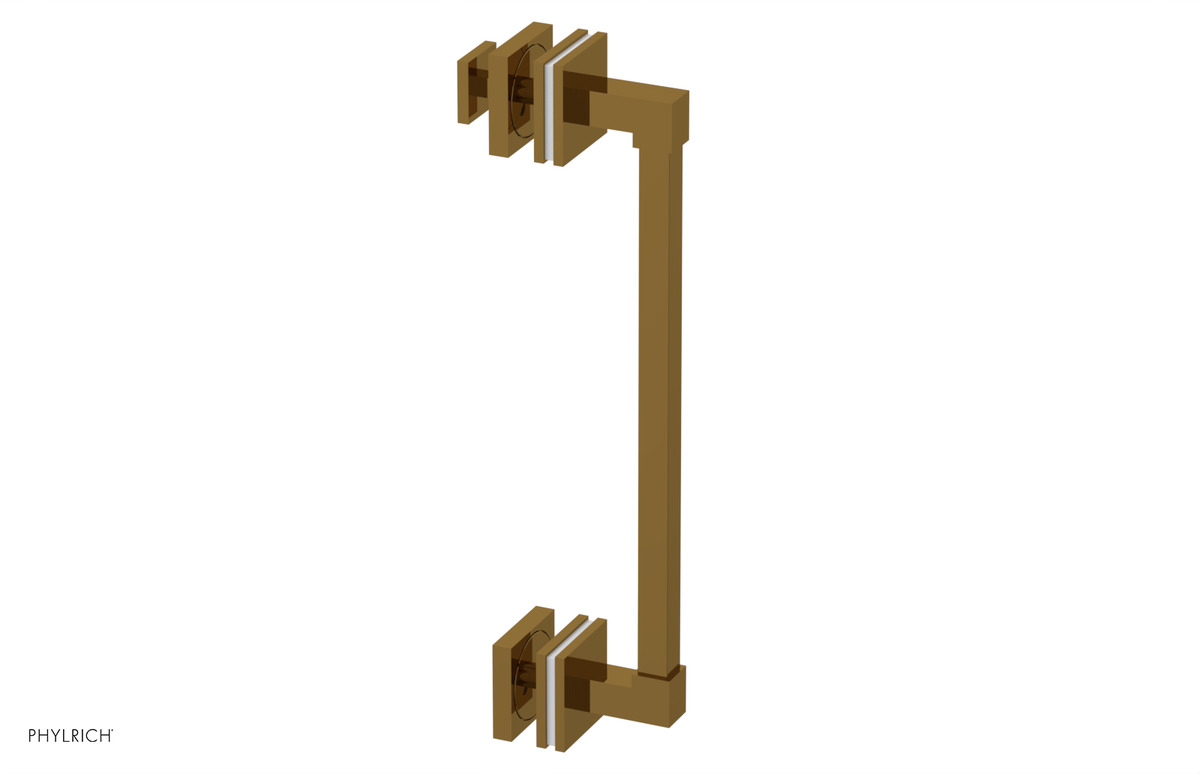 JOLIE - 12" Single Sided Shower Pull with "White" Accents 222S-92-12
