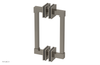 JOLIE - 8" Double Sided Shower Pull with "Black" Accents 222S-93-08