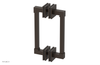 JOLIE - 8" Double Sided Shower Pull with "Black" Accents 222S-93-08