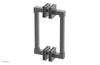 JOLIE - 8" Double Sided Shower Pull with "Black" Accents 222S-93-08