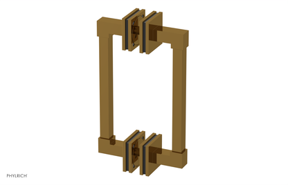 JOLIE - 8" Double Sided Shower Pull with "Black" Accents 222S-93-08