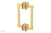 JOLIE - 8" Double Sided Shower Pull with "Black" Accents 222S-93-08