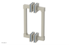JOLIE - 8" Double Sided Shower Pull with "Light Blue" Accents 222S-93-08