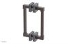 JOLIE - 8" Double Sided Shower Pull with "Light Blue" Accents 222S-93-08
