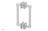 JOLIE - 8" Double Sided Shower Pull with "Light Blue" Accents 222S-93-08