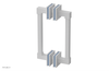 JOLIE - 8" Double Sided Shower Pull with "Light Blue" Accents 222S-93-08