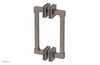 JOLIE - 8" Double Sided Shower Pull with "Navy Blue" Accents 222S-93-08