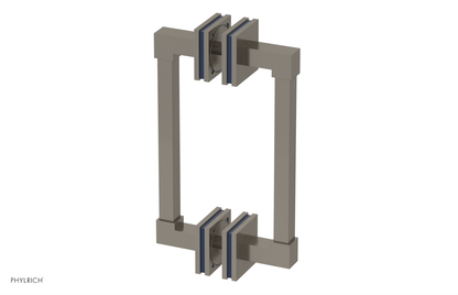 JOLIE - 8" Double Sided Shower Pull with "Navy Blue" Accents 222S-93-08