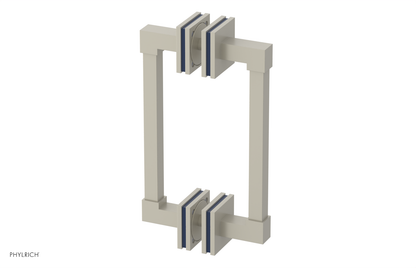 JOLIE - 8" Double Sided Shower Pull with "Navy Blue" Accents 222S-93-08