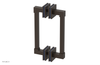 JOLIE - 8" Double Sided Shower Pull with "Navy Blue" Accents 222S-93-08