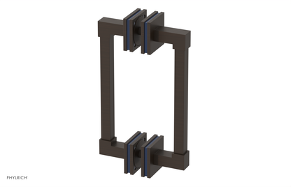 JOLIE - 8" Double Sided Shower Pull with "Navy Blue" Accents 222S-93-08